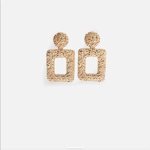 Gorgeous vintage style rose gold earring Zara dupe